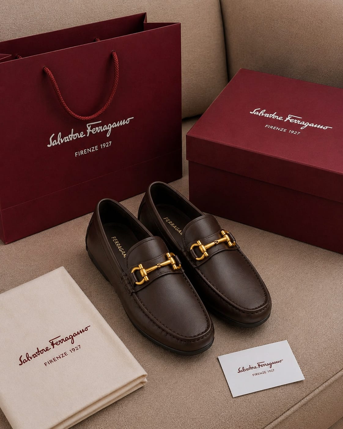 Signature Horsebit Luxe Leather Loafers