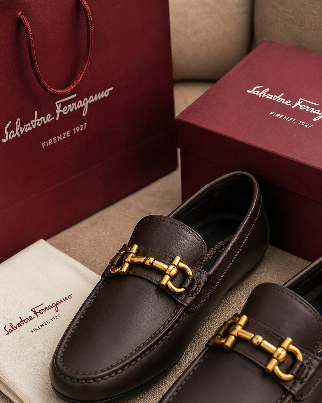 Signature Horsebit Luxe Leather Loafers