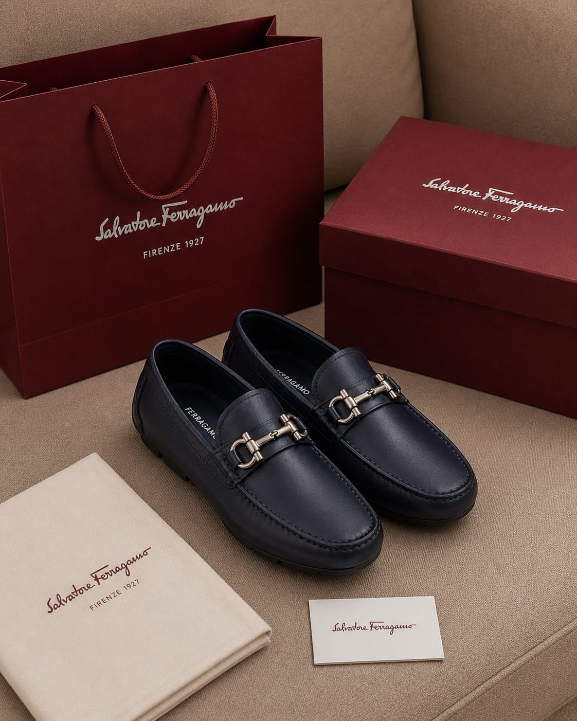 Signature Horsebit Luxe Leather Loafers