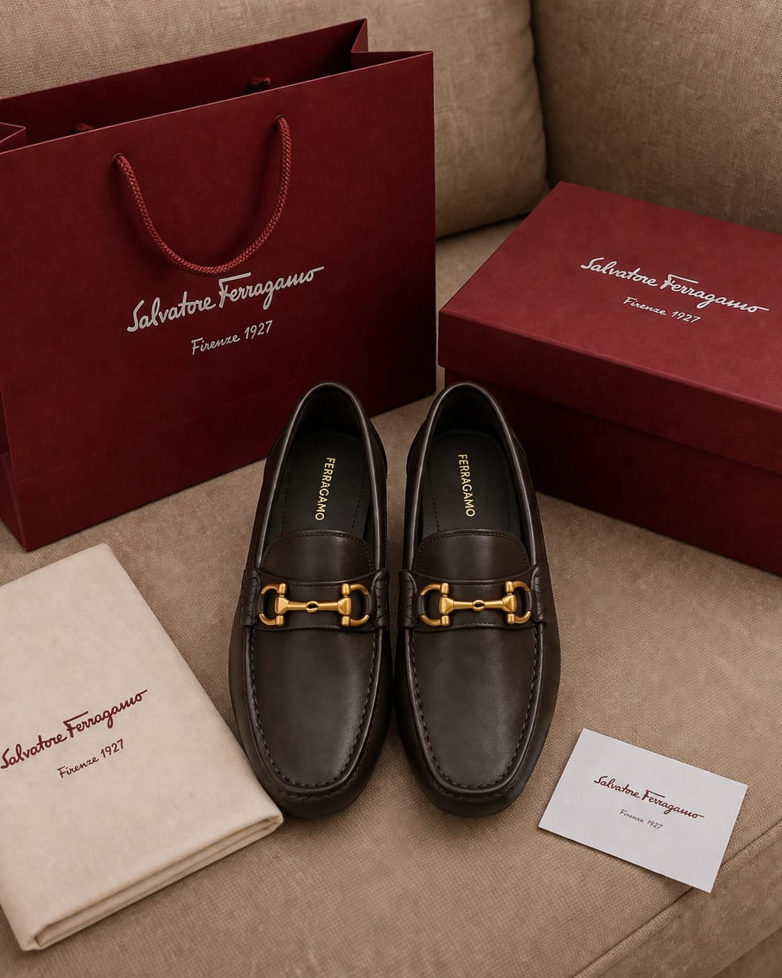 Signature Horsebit Luxe Leather Loafers