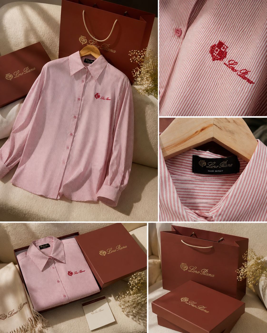 Luxe Striped Signature Linen Shirt