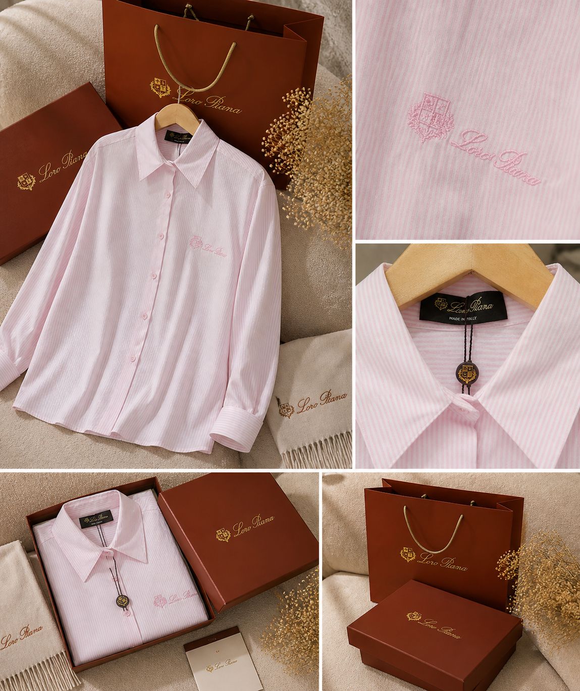 Luxe Striped Signature Linen Shirt