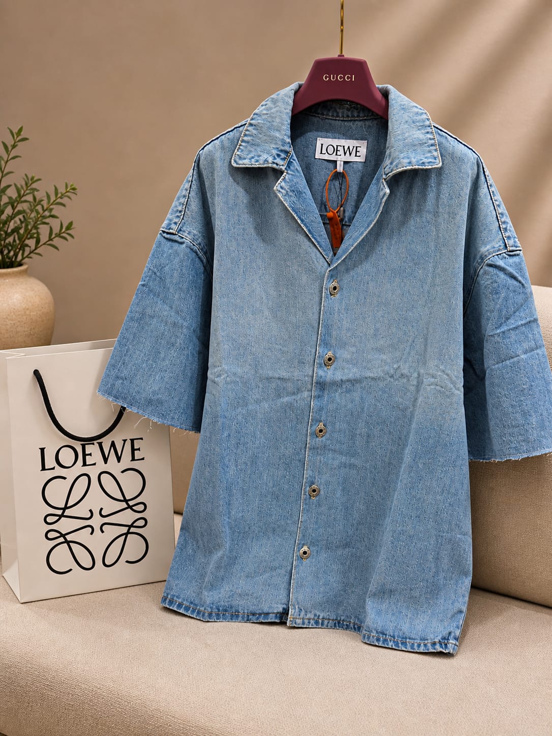 Vintage Washed Denim Cord Set – Luxe Street Edit
