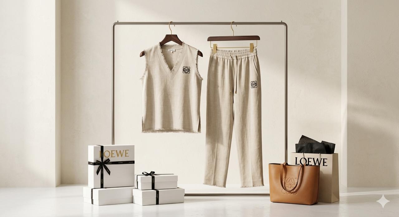 Luxe Linen V-Neck Cord Set