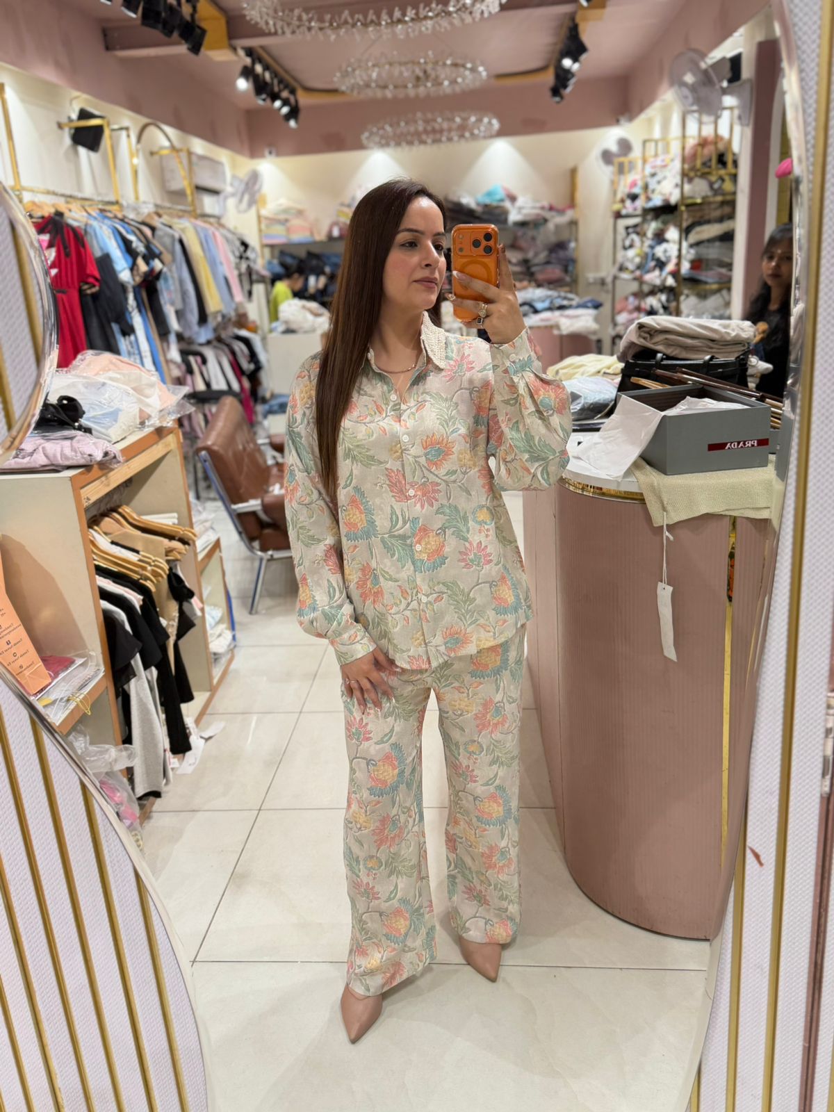Flora Linen Luxe Cord Set