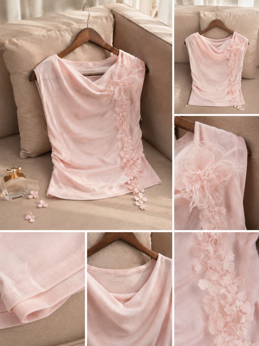 Blossom Drape Knitted Top