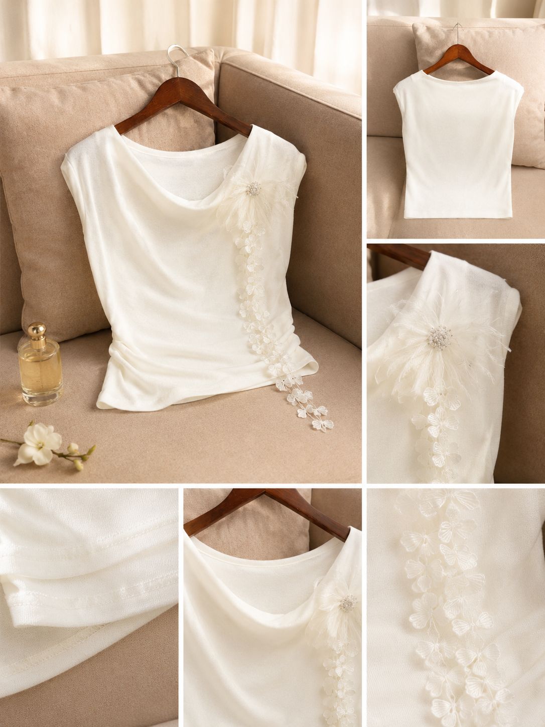 Blossom Drape Knitted Top