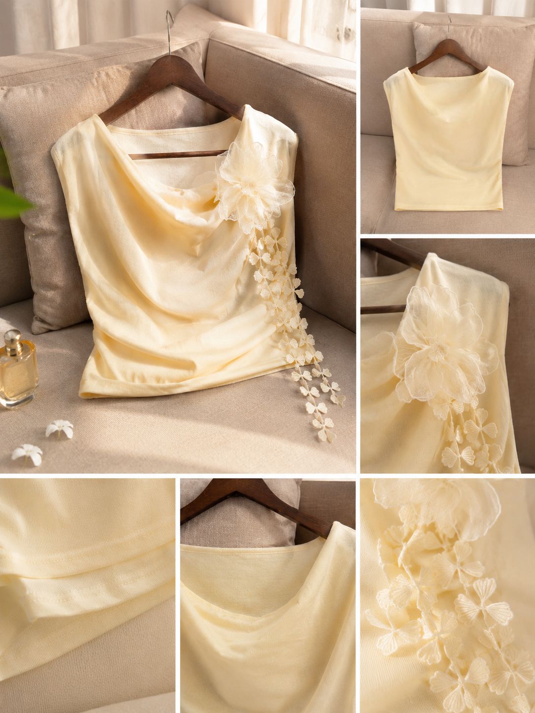 Blossom Drape Knitted Top