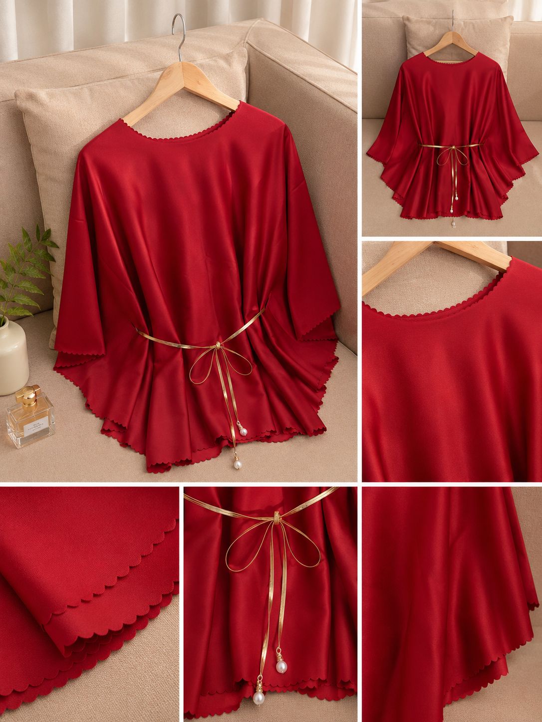 Luxe Flow Kaftan Top