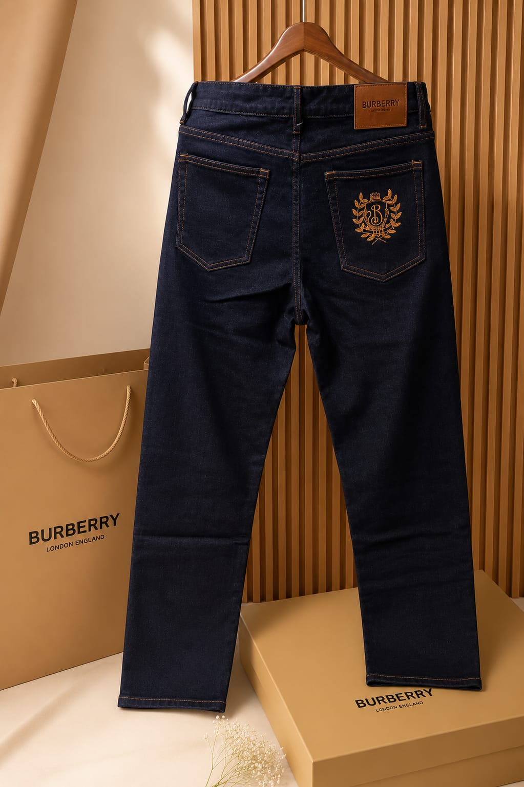 Midnight Raw Wash Relax Fit Denim (Men)