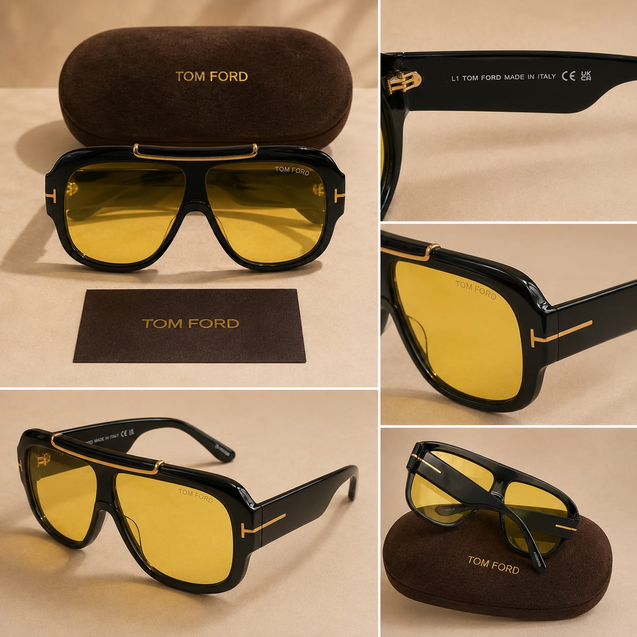 Gold Tint Elite Sunglasses