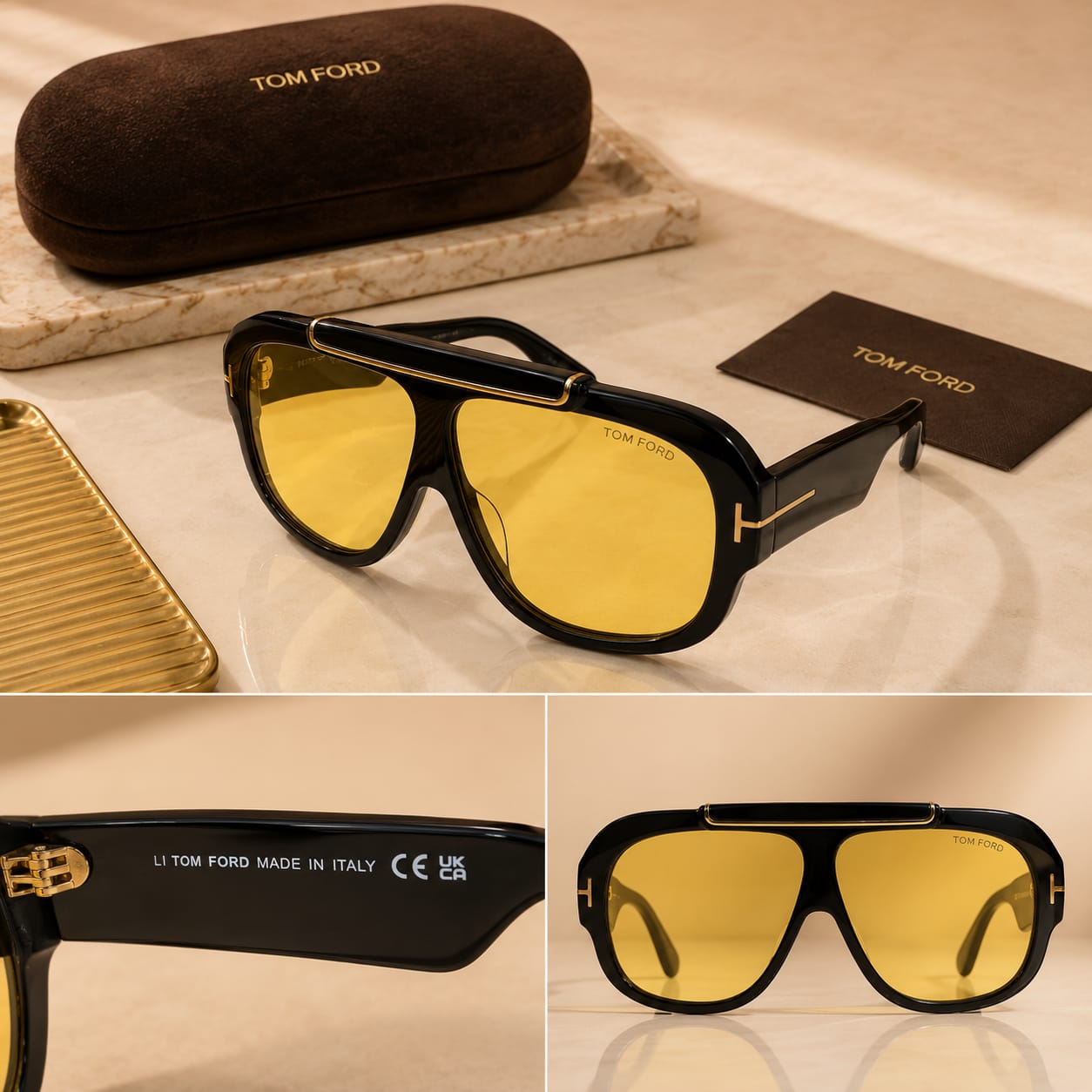 Gold Tint Elite Sunglasses