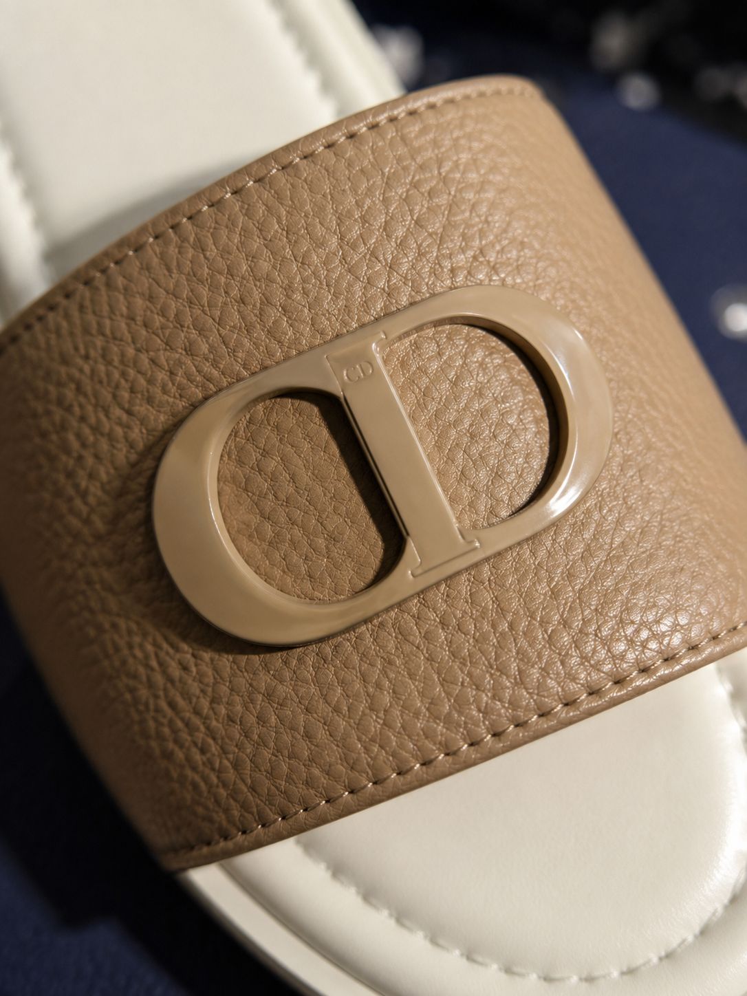 Luxe Monogram Comfort Slides
