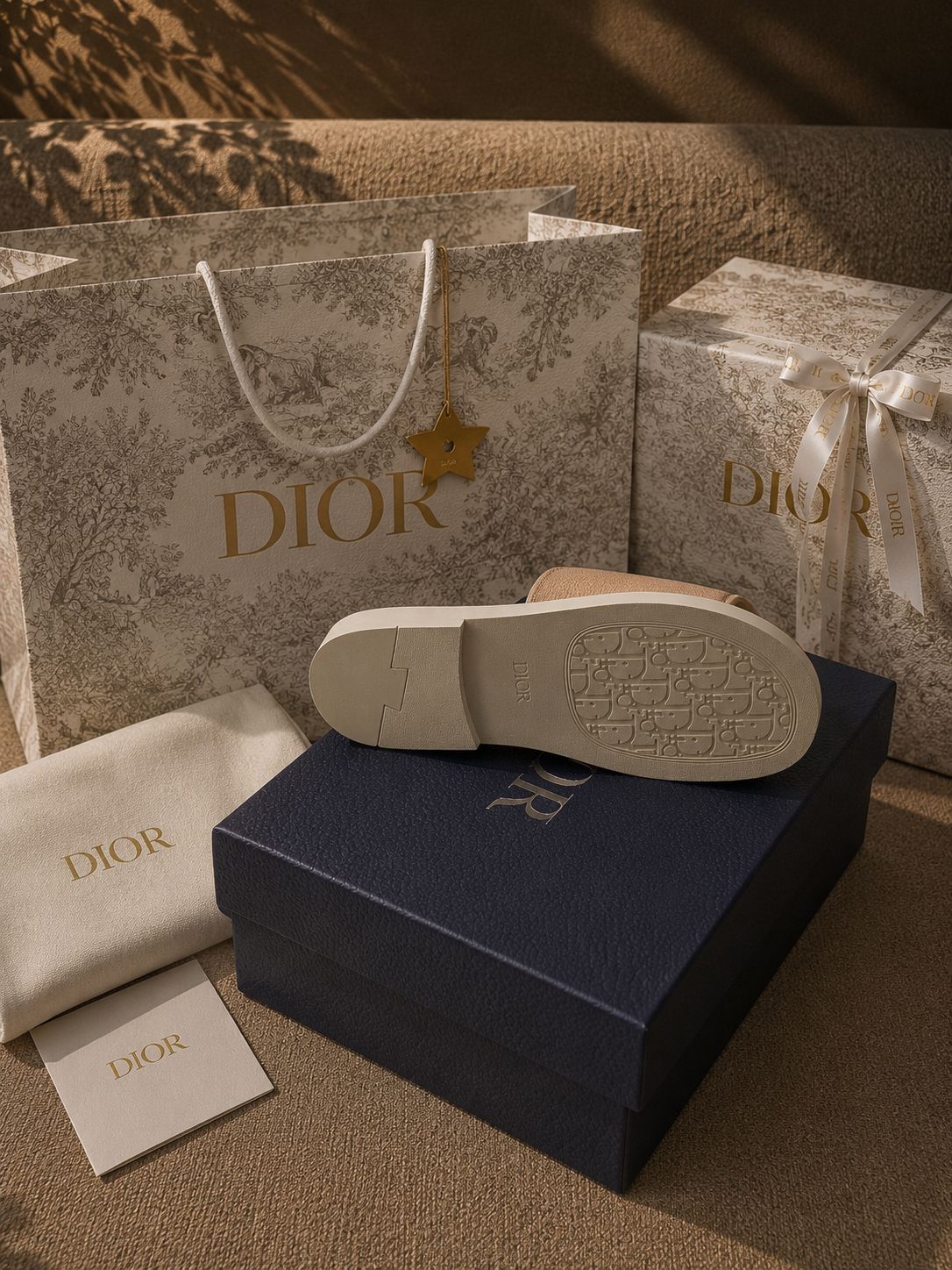 Luxe Monogram Comfort Slides