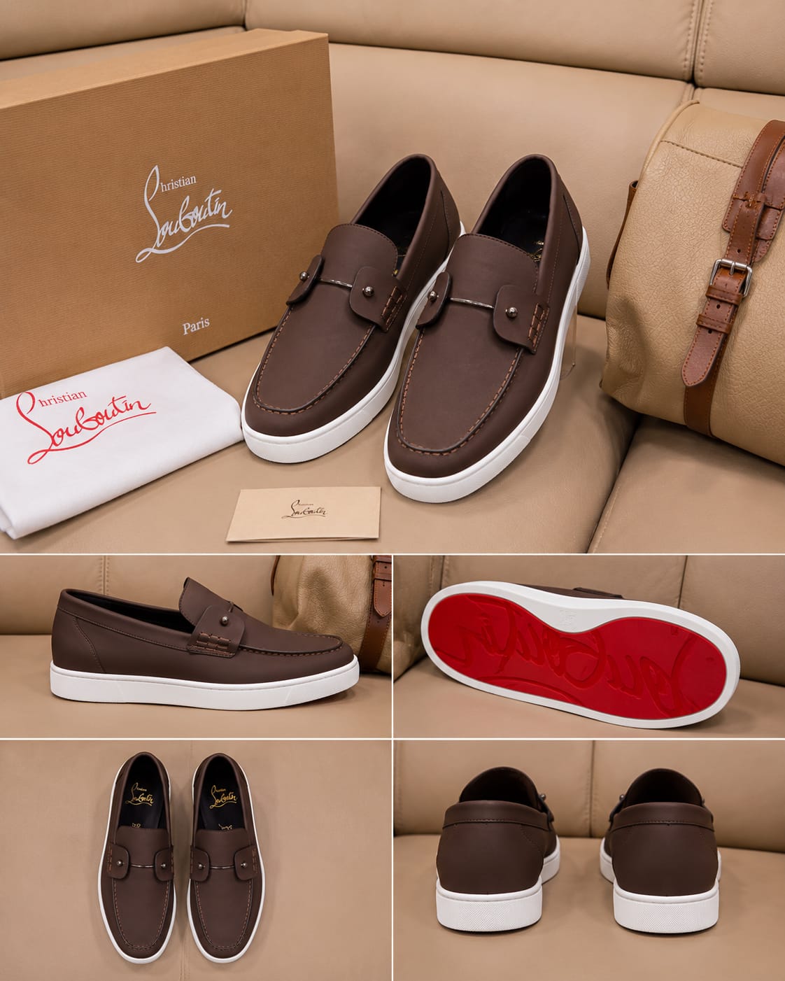 Monaco Elite Leather Loafers (Men)
