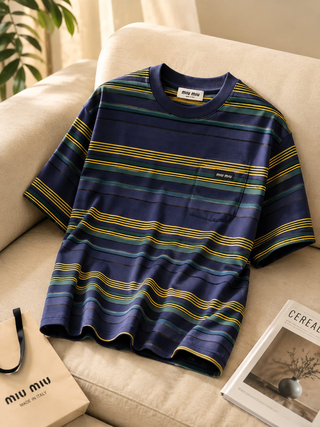 Stripe Luxe Tee
