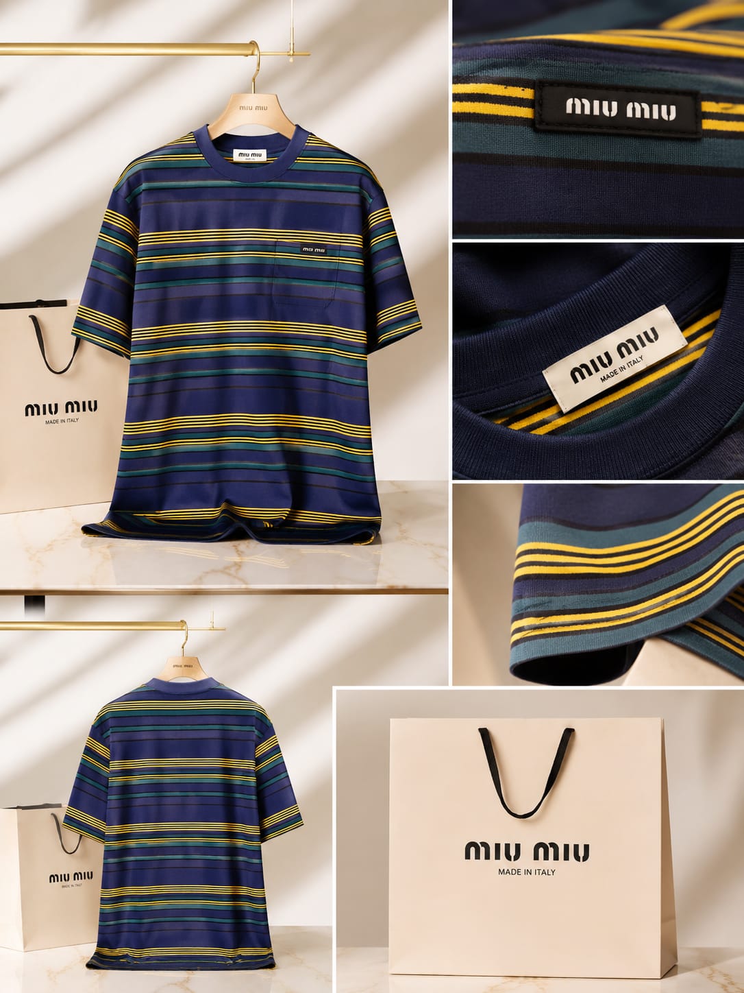 Stripe Luxe Tee