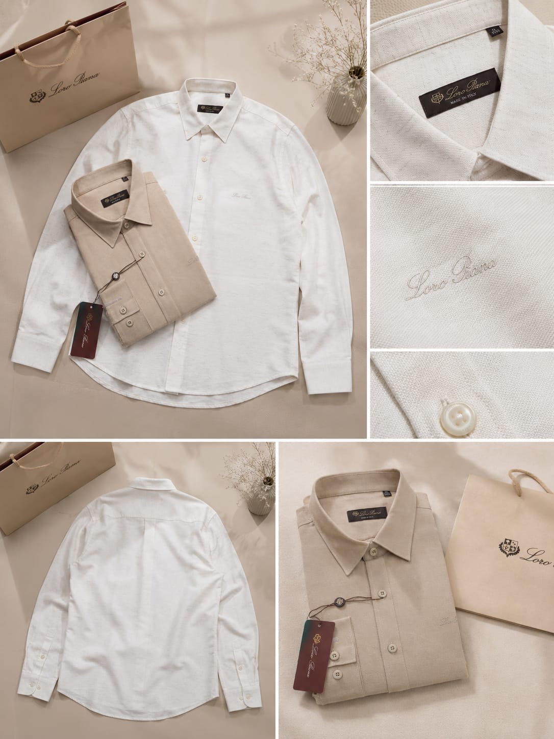 Signature Linen Cotton Classic Fit Shirt (Men)