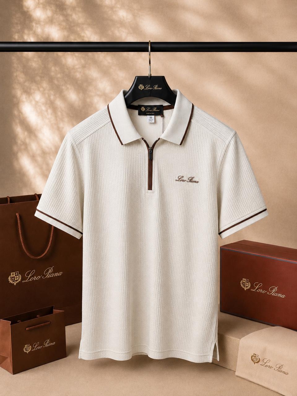 Luxe Air Knit Polo Tee (Men)
