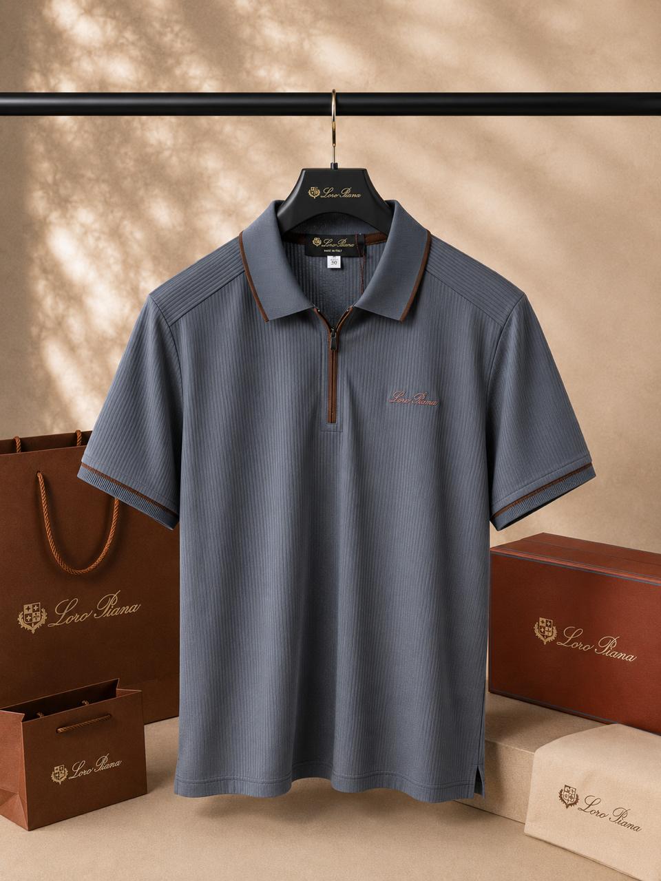 Luxe Air Knit Polo Tee (Men)
