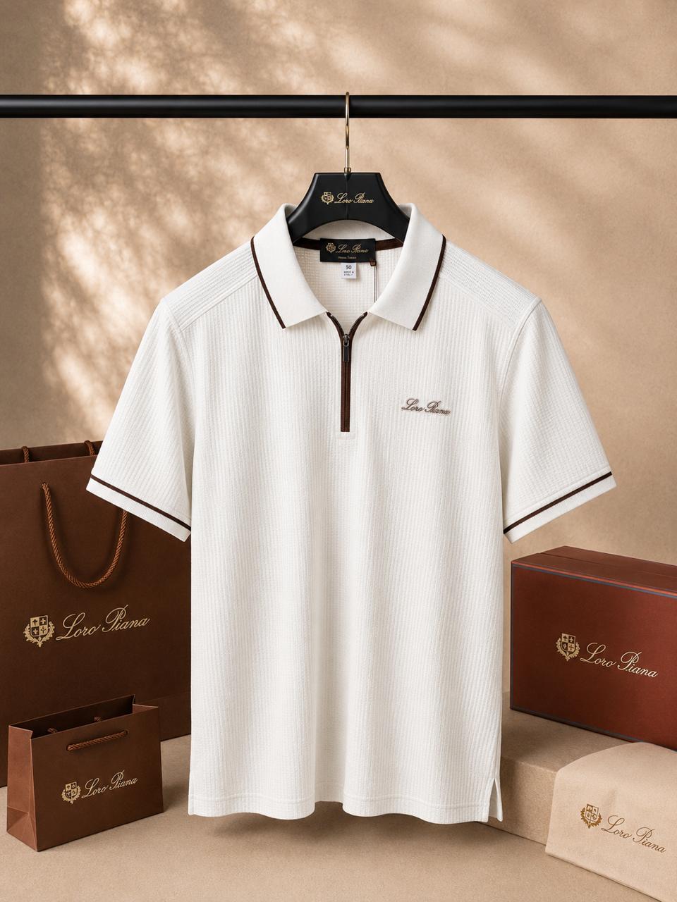 Luxe Air Knit Polo Tee (Men)