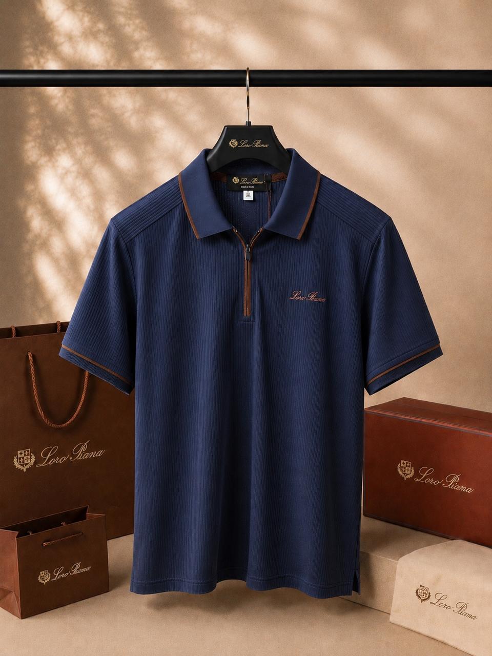 Luxe Air Knit Polo Tee (Men)