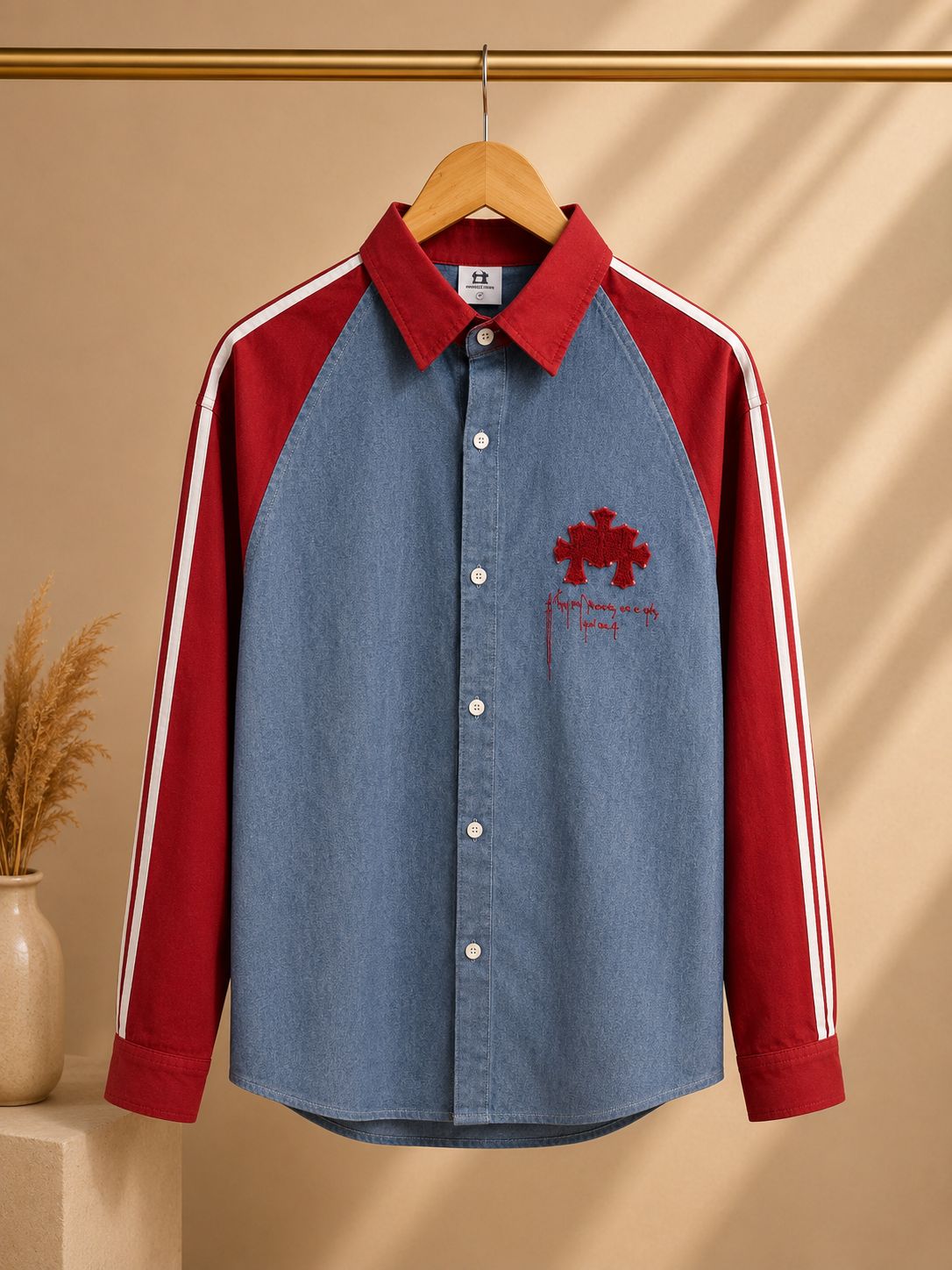 Urban Edge Denim Look Shirt (Men)