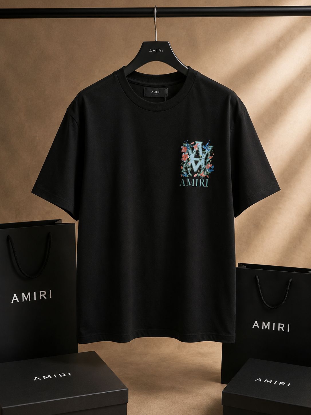 Floral Crest Relaxed Tee (Men)