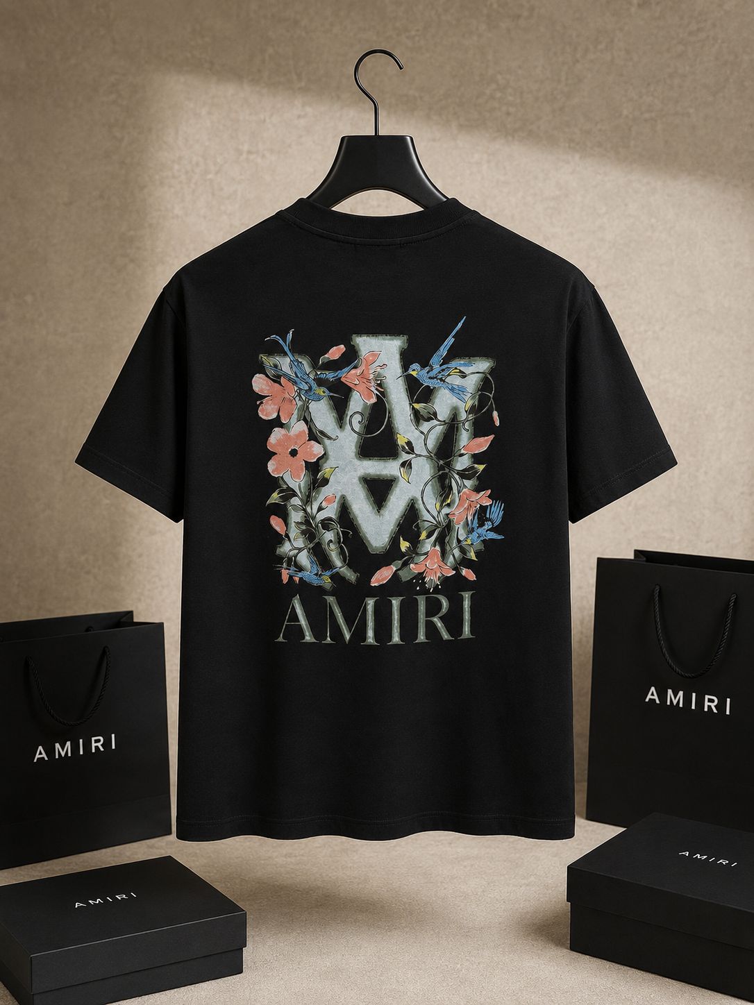 Floral Crest Relaxed Tee (Men)