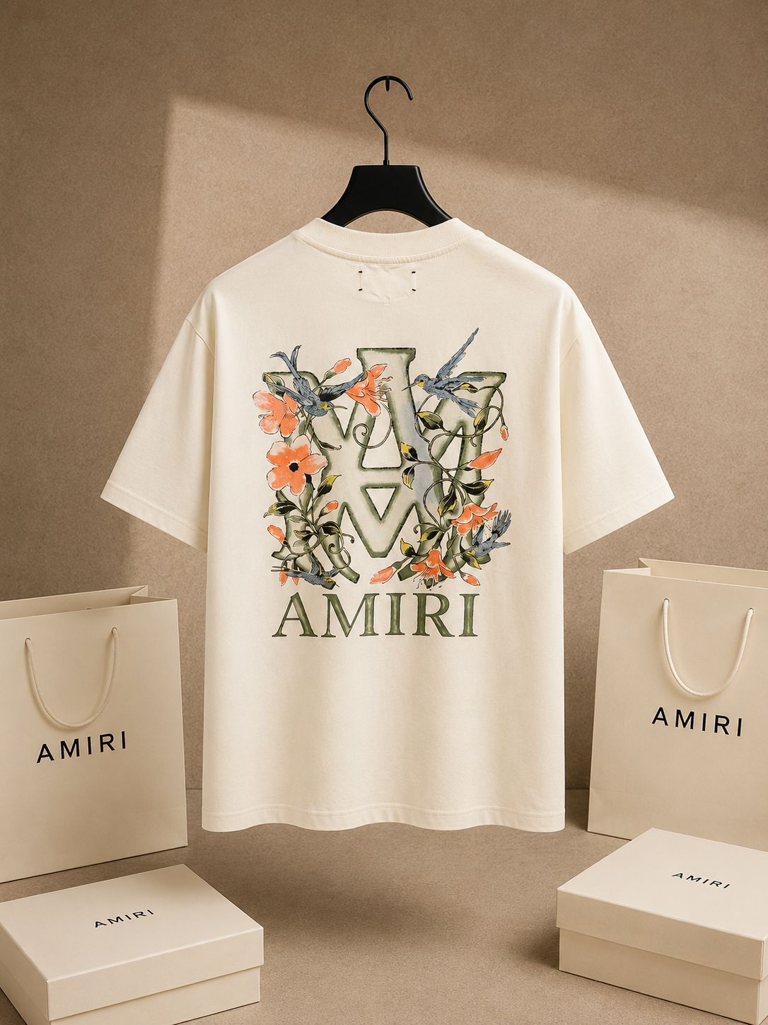 Floral Crest Relaxed Tee (Men)