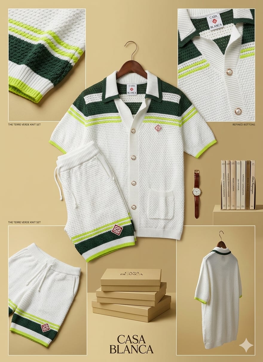 Premium Knitted Cord Set (Men)