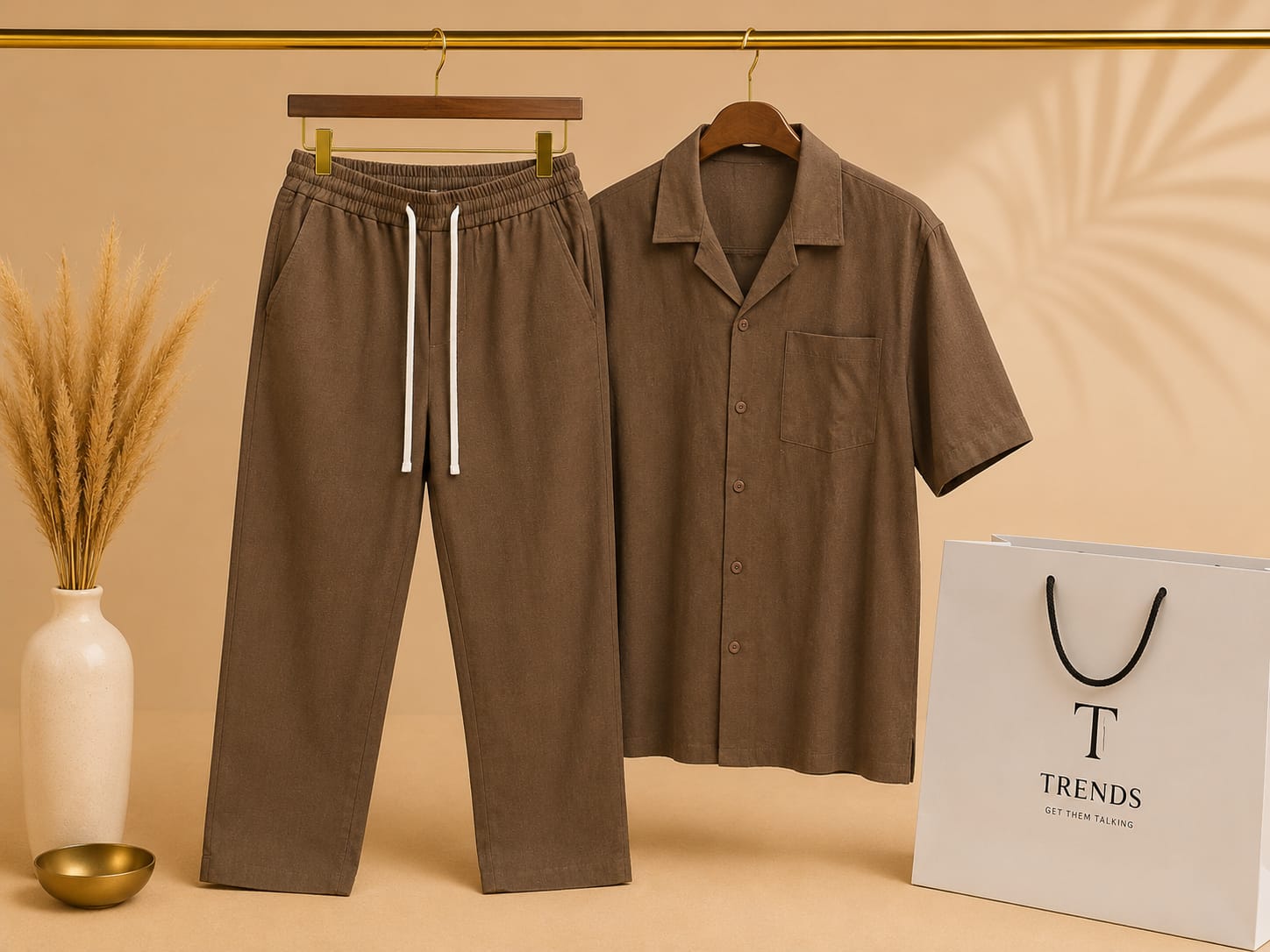 Coastal Breeze Linen Cord Set (Men)