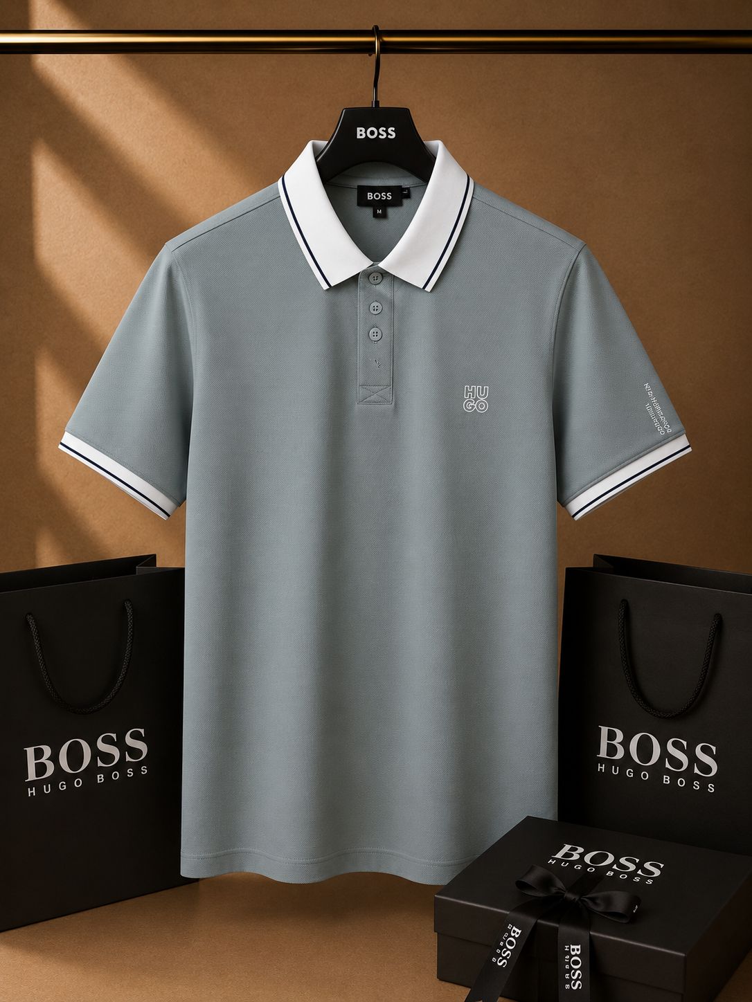 Elite Contrast Collar Premium Polo (Men)