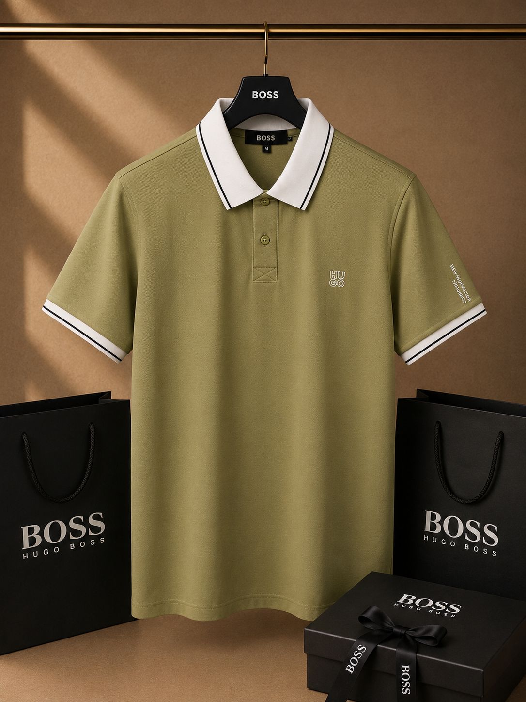 Elite Contrast Collar Premium Polo (Men)
