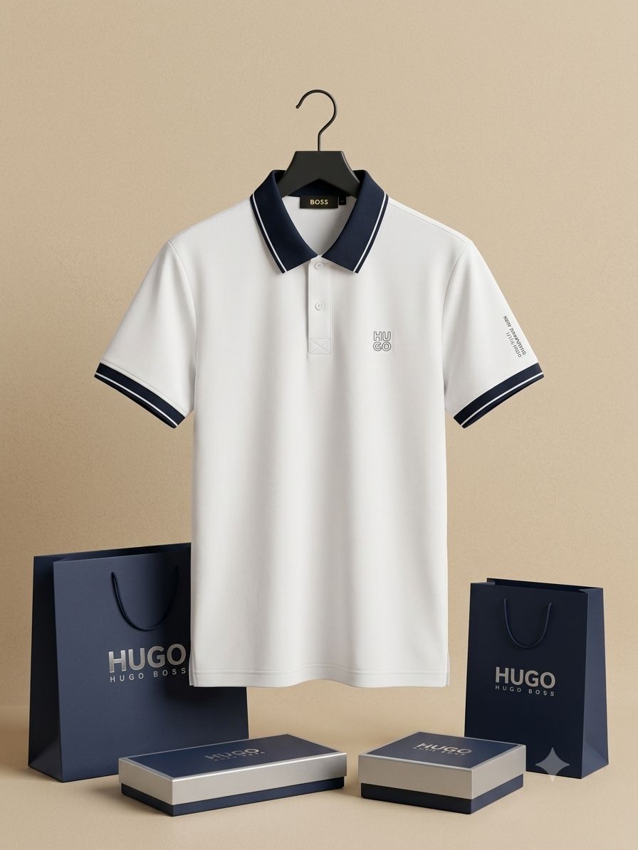 Elite Contrast Collar Premium Polo (Men)