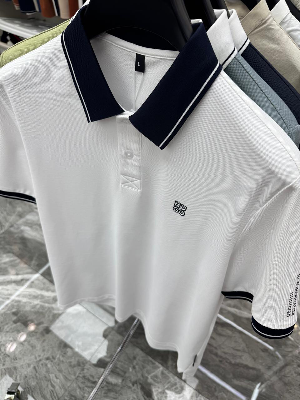 Elite Contrast Collar Premium Polo (Men)