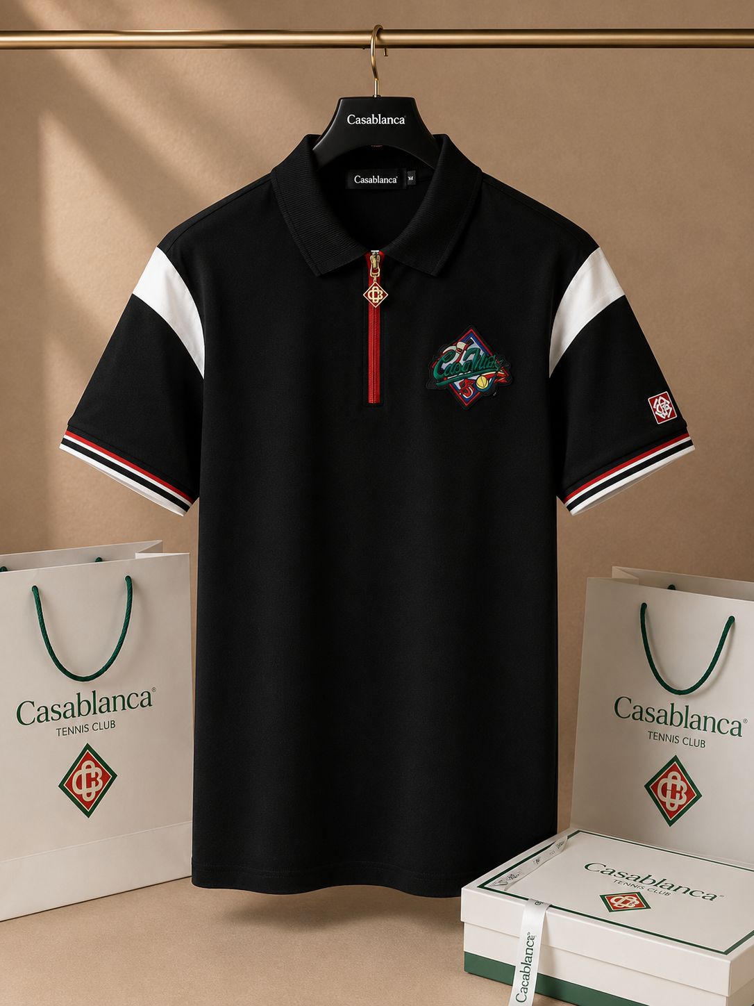 Elite Quarter-Zip Premium Polo