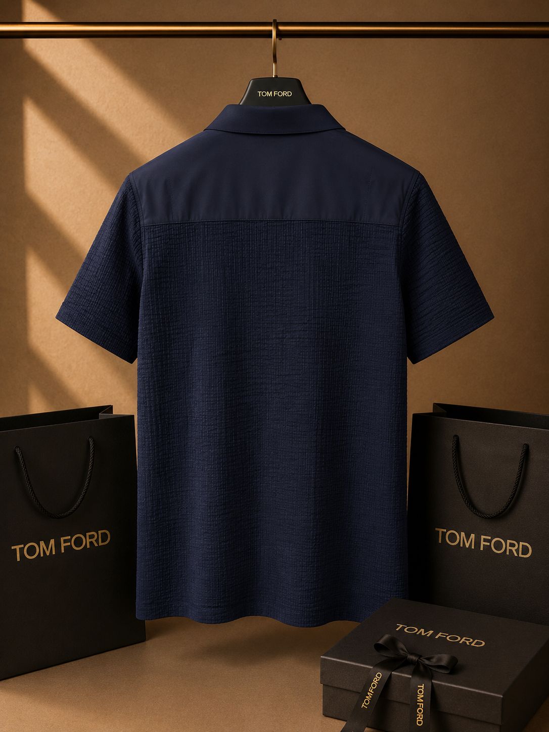 Aurelio Textured Luxe Polo (Men)