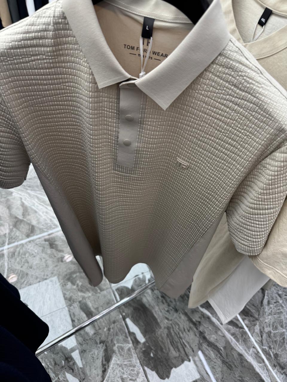 Aurelio Textured Luxe Polo (Men)