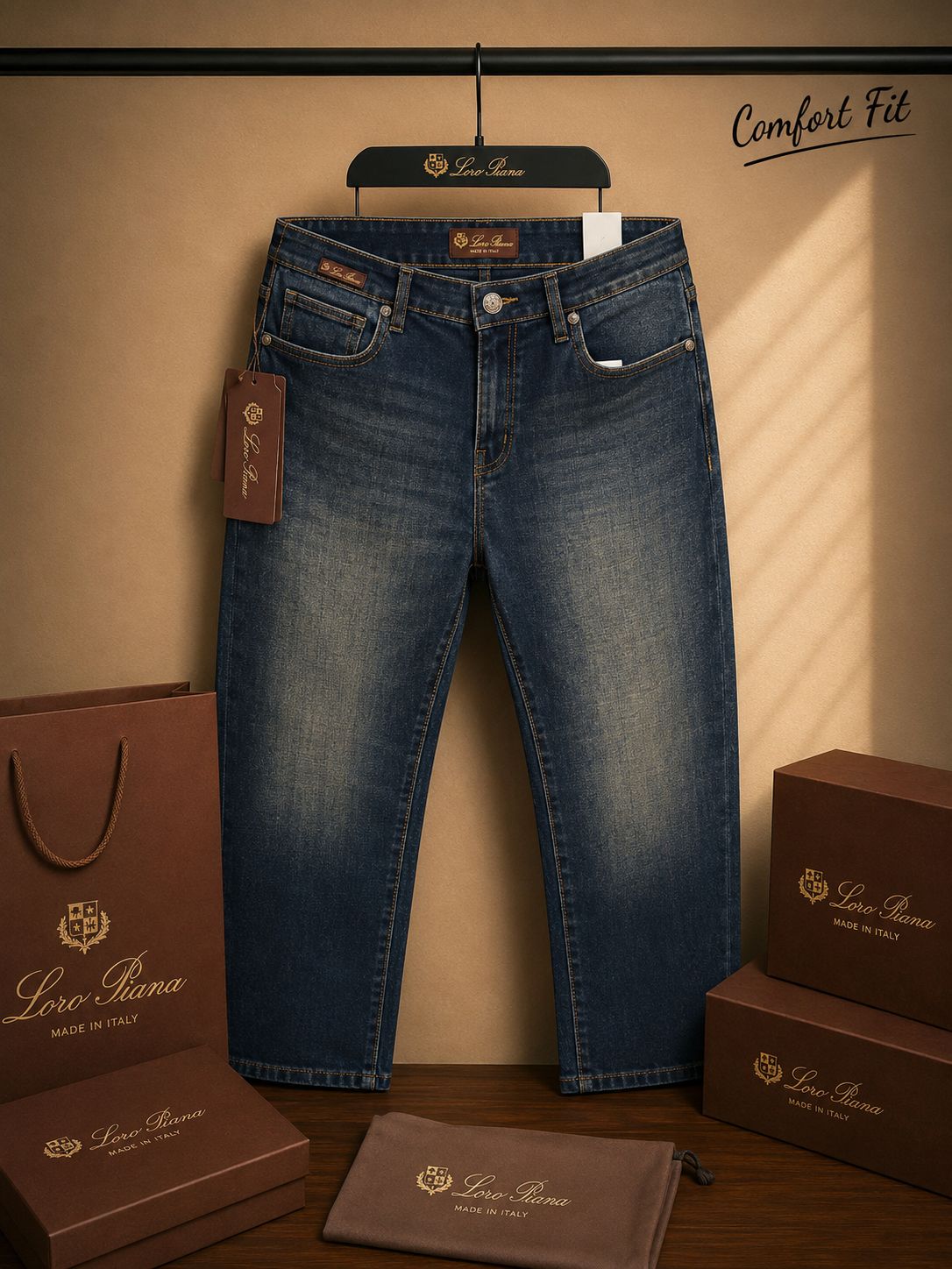 Premium Comfort-Fit Denim (Men)