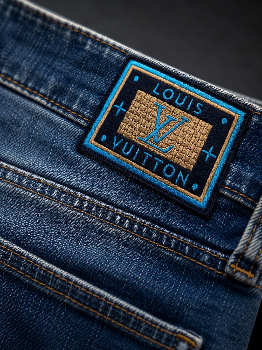 Classic Blue Straight-Fit Denim (Men)