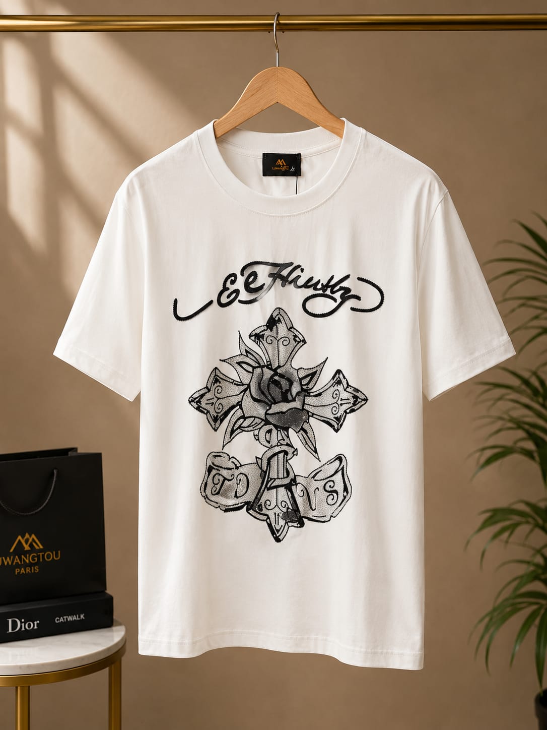 Neon Luxe Stonework Tee (Men)