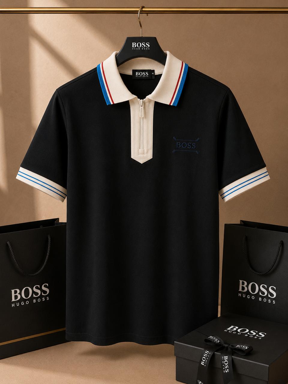 Prestige Zip Polo T-Shirt (Men)