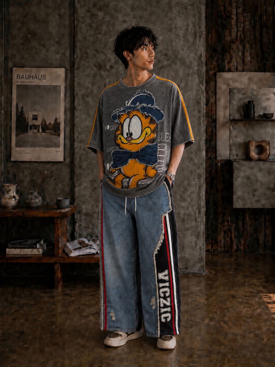 Urban Graffiti Baggy Tee (Men)