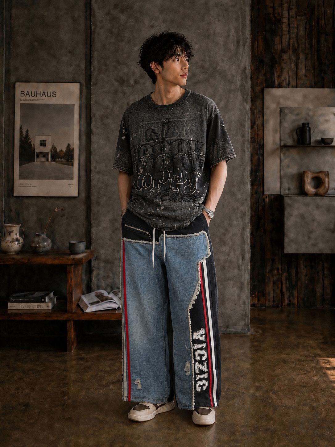 Urban Graffiti Baggy Tee (Men)