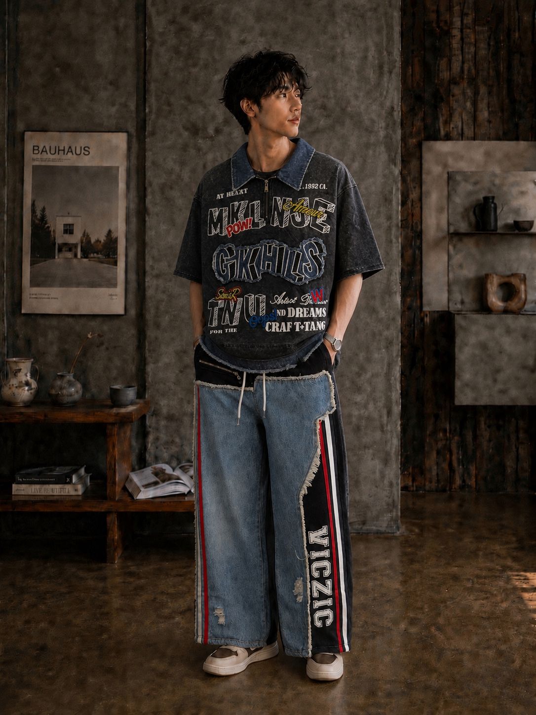 Urban Graffiti Baggy Tee (Men)