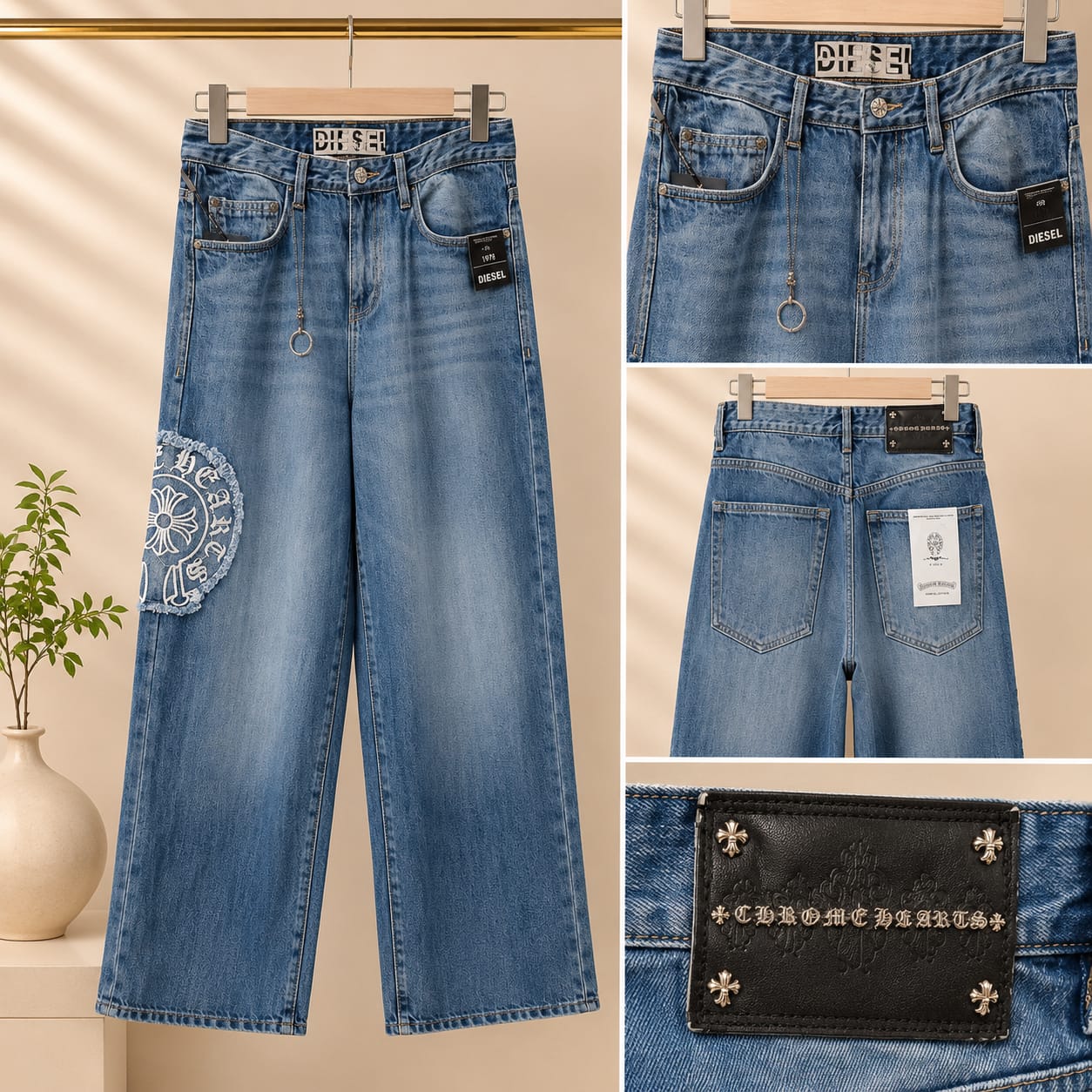 Urban Straight Fit Denim Jeans (Men)