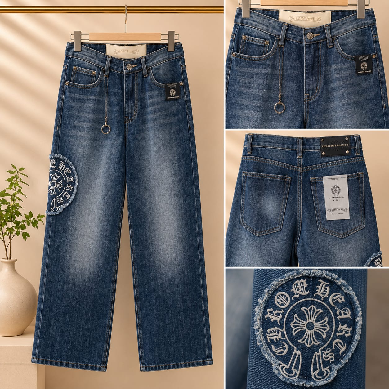 Urban Straight Fit Denim Jeans (Men)