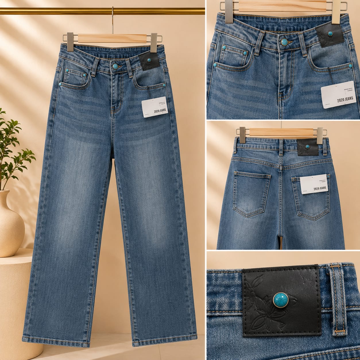 Urban Straight Fit Denim Jeans (Men)