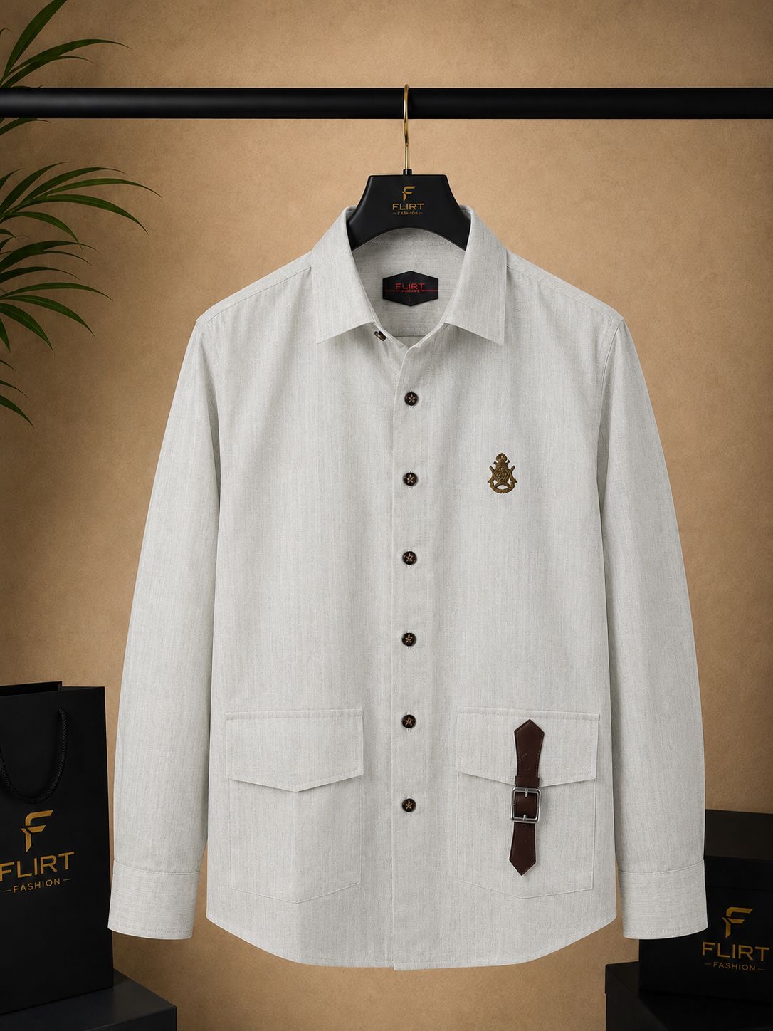 Explorer Belted Utility Shirt (Men)
